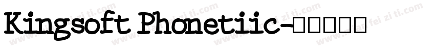 Kingsoft Phonetiic字体转换